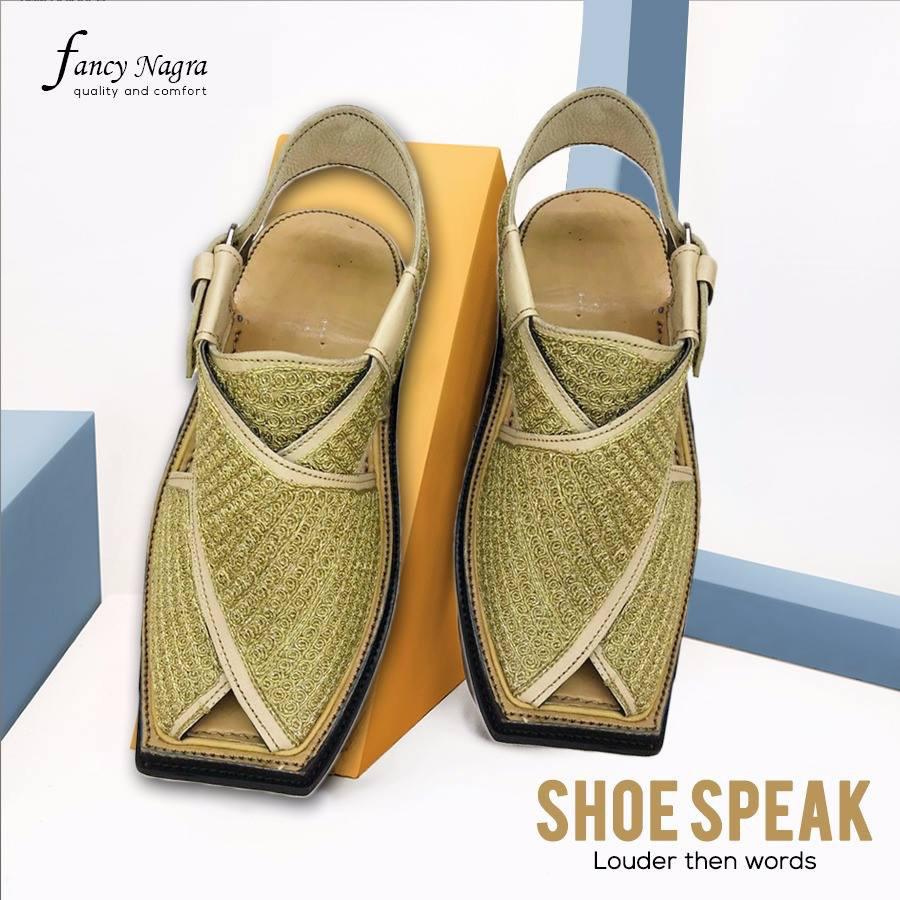 Art # FNF 627 Zari Work Sandle Golden