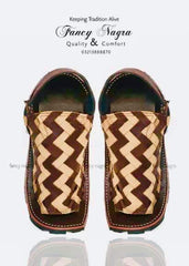 Art # 69 FNF Pure Leather Balochi Sandle Brown