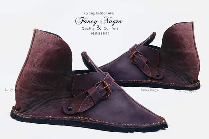 Art # 81 FNF Pure Leather Balochi Boot Brown