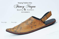 Art # FNF 79 Pure Leather Balochi Boot Light Brown