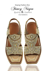 Art # FNF 632 Kohati Tilla Work Sandle