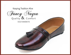 Art # FNF 345 Pattern Cut Shoes Mahroon