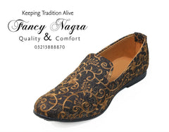 Art # FNF 344 Jamawaar Cut Shoes Black