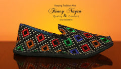 Art # FNF 336 Cut Shoes Resham Work Multi