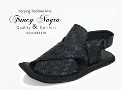 Art # FNF 121 Peshawri Pure Hand Made Chataye Work Black