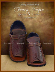 Art # FNF 104 Pure Leather Balochi Brown