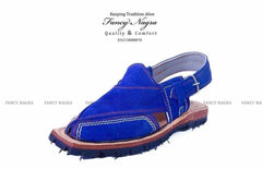 Art # FNF 426 Pure Leather Peshawri Blue