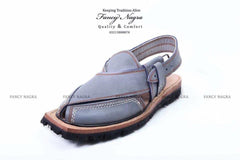 Art # FNF 426 Pure Leather Peshawri Grey