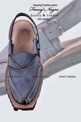 Art # FNF 426 Pure Leather Peshawri Grey