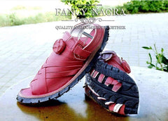 Art # FNF 107 Pure Leather Balochi Red