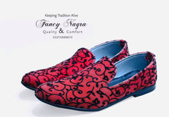 Art # FNF 349  Cut Shoes Red