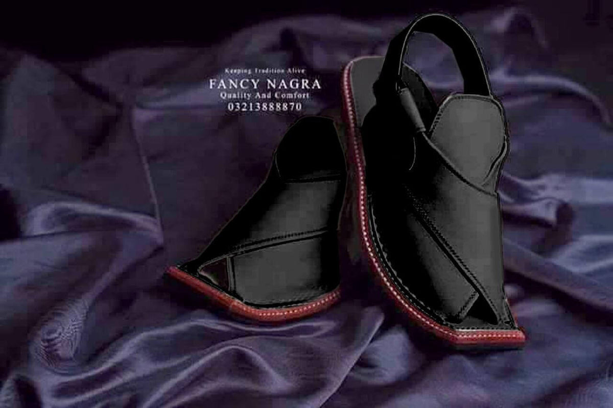 Art # FNF 127 Peshawri Pure Leather Black