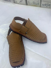 Art # FNF 118 Balochi Sandle Pure Leather Brown