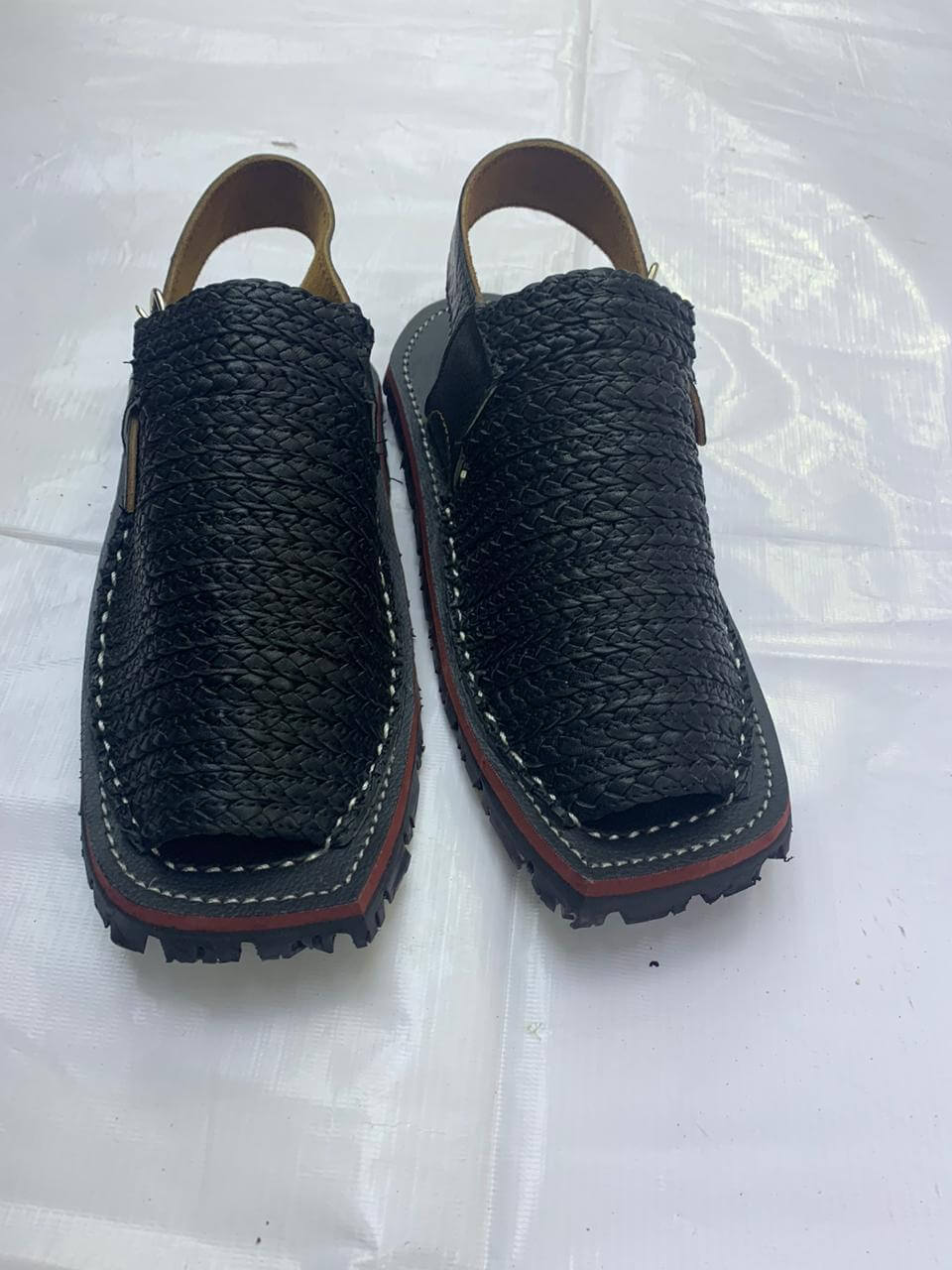 Art # FNF 118 Balochi Sandle Pure Leather Black