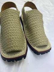 Art # FNF 118 Balochi Sandle Pure Leather Cream