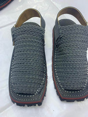 Art # FNF 118 Balochi Sandle Pure Leather Grey