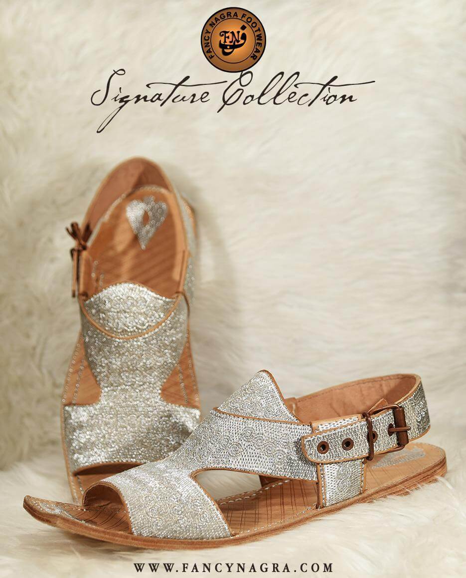 Art # FNF 655 Tilla Work Silver Hand Made Kohati