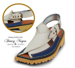 Art # 129 FNF HandMade Vikram Sole Kaptaan Pure Leather