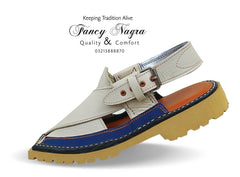 Art # 129 FNF HandMade Vikram Sole Kaptaan Pure Leather