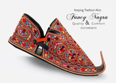 Art # FNF 131 HandMade Resham Work Balochi Boot