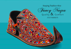 Art # FNF 131 HandMade Resham Work Balochi Boot