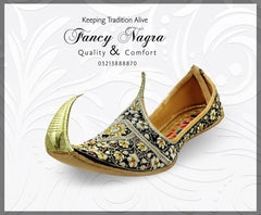 Art # FNF 665 Tilla / Dabka  Work Hand Made Khussa