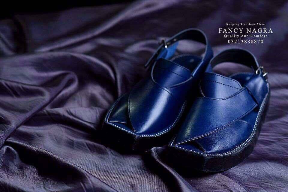Art # 133 FNF Kaptaan Pure Blue Leather