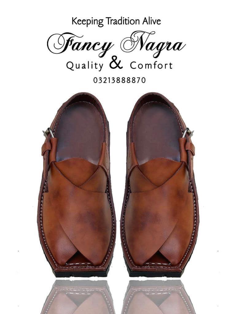 Art # FNF 666 PURE LEATHER BADAL SHADE PESHAWARI