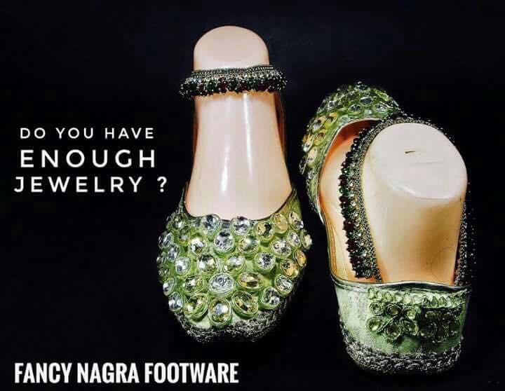 Art # FNF 02 KUNDAN PURE LEATHER HAND MADE KHUSSA