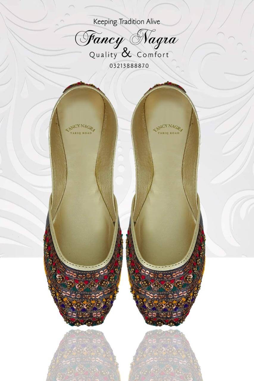 Art # FNF 08 KUNDAN PURE LEATHER HAND MADE KHUSSA