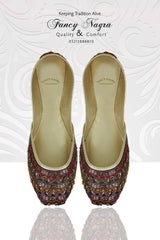 Art # FNF 08 KUNDAN PURE LEATHER HAND MADE KHUSSA