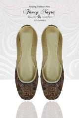 Art # FNF 09 KUNDAN PURE LEATHER HAND MADE KHUSSA