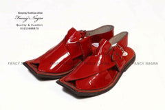 Art #142 Peshawari Chappal / Sandal Handmade - Genuine Leather – Thick Sole - Gents
