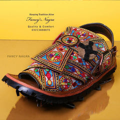 Art # 111 FNF Resham Work Balochi Sandal